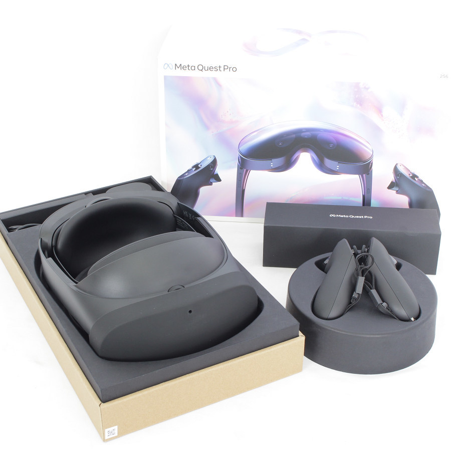 【美品】Meta Quest Pro 256GB VR ヘッドマウントディスプレイ ヘッドセット メタクエストプロ オキュラス 本体