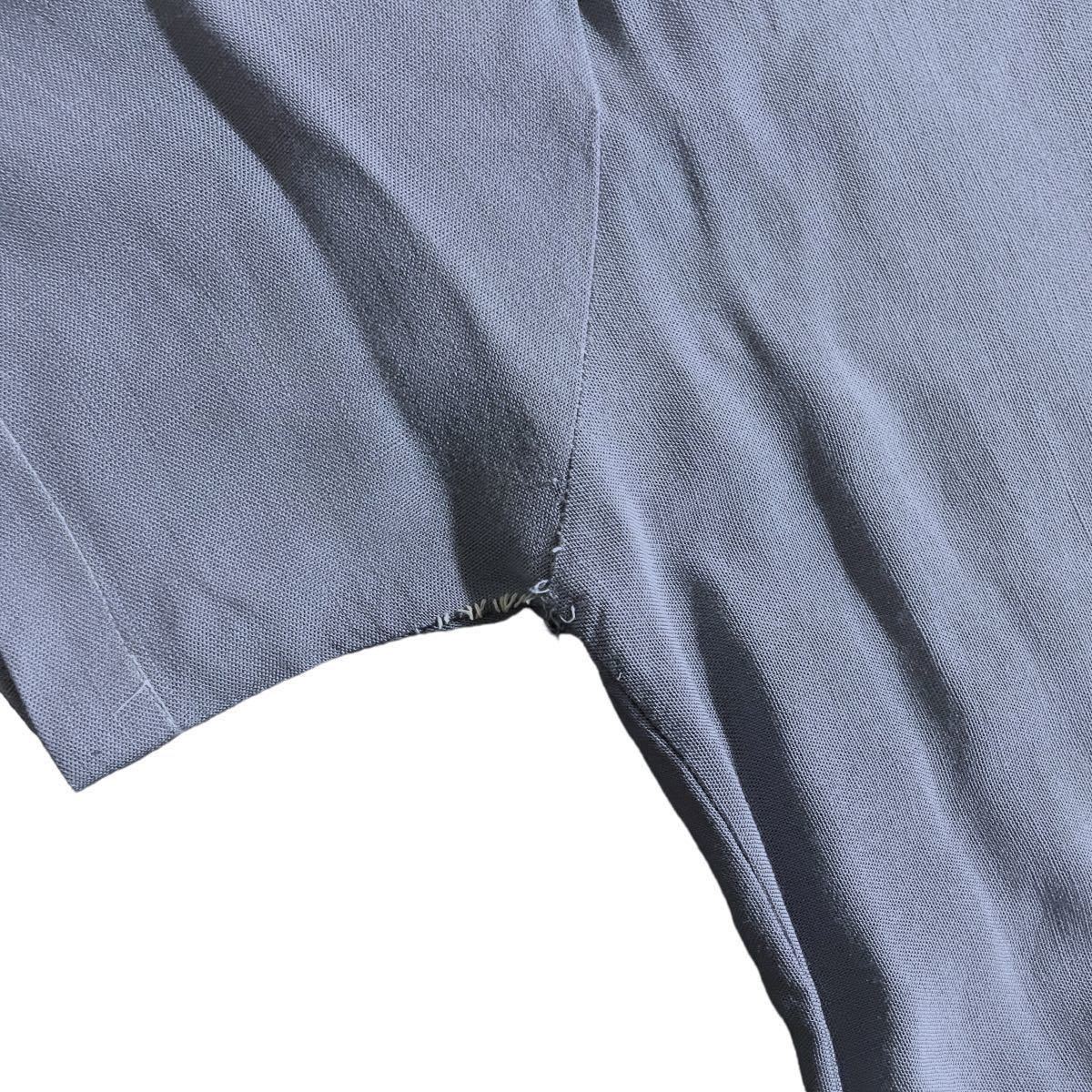  gray pin [40s USA made Pilgrim Cumpari rayon gyaba Gin shirt S] Vintage open color gray black pink on blur old clothes 