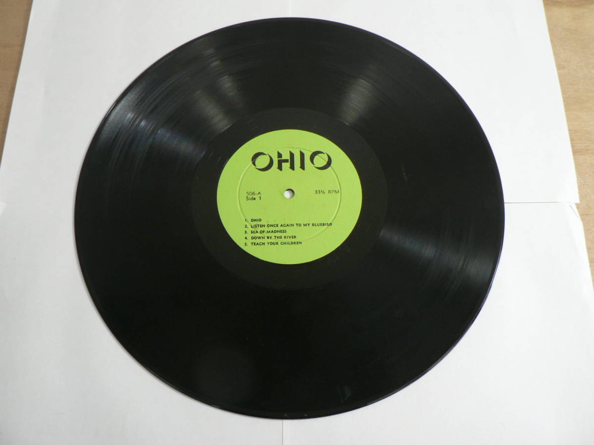 s US海賊盤 C.S.N.Y. Ohio White Cover Folks WCF 506 1971年 シュリンク付クロスビ・スティルズ・ナッシュ＆ヤング_画像4