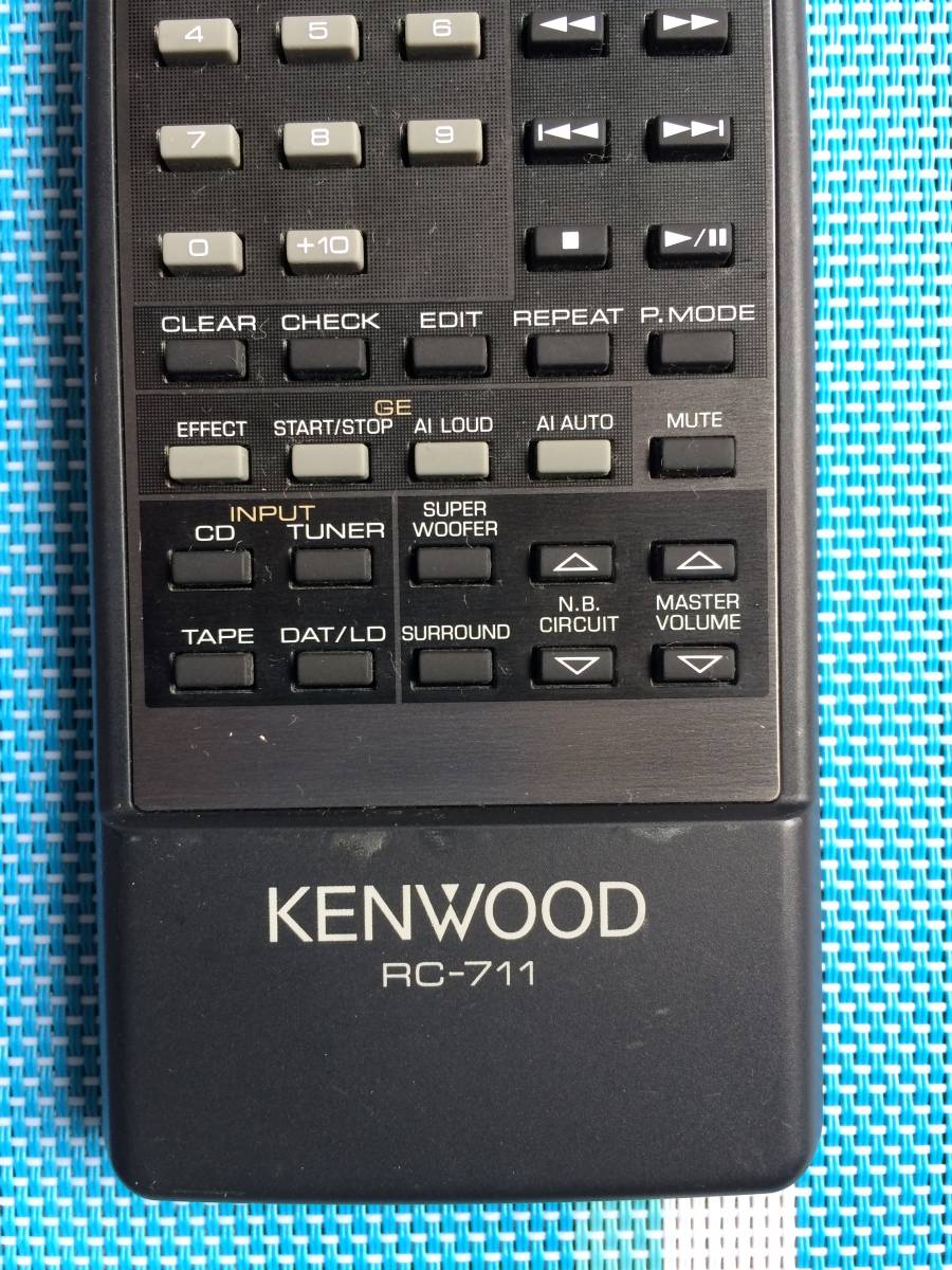 送料無料★KENWOOD★ケンウッド★純正★ALLORA アローラ ★XA7用リモコン★RC-711★中古★動作品★返金保証あり