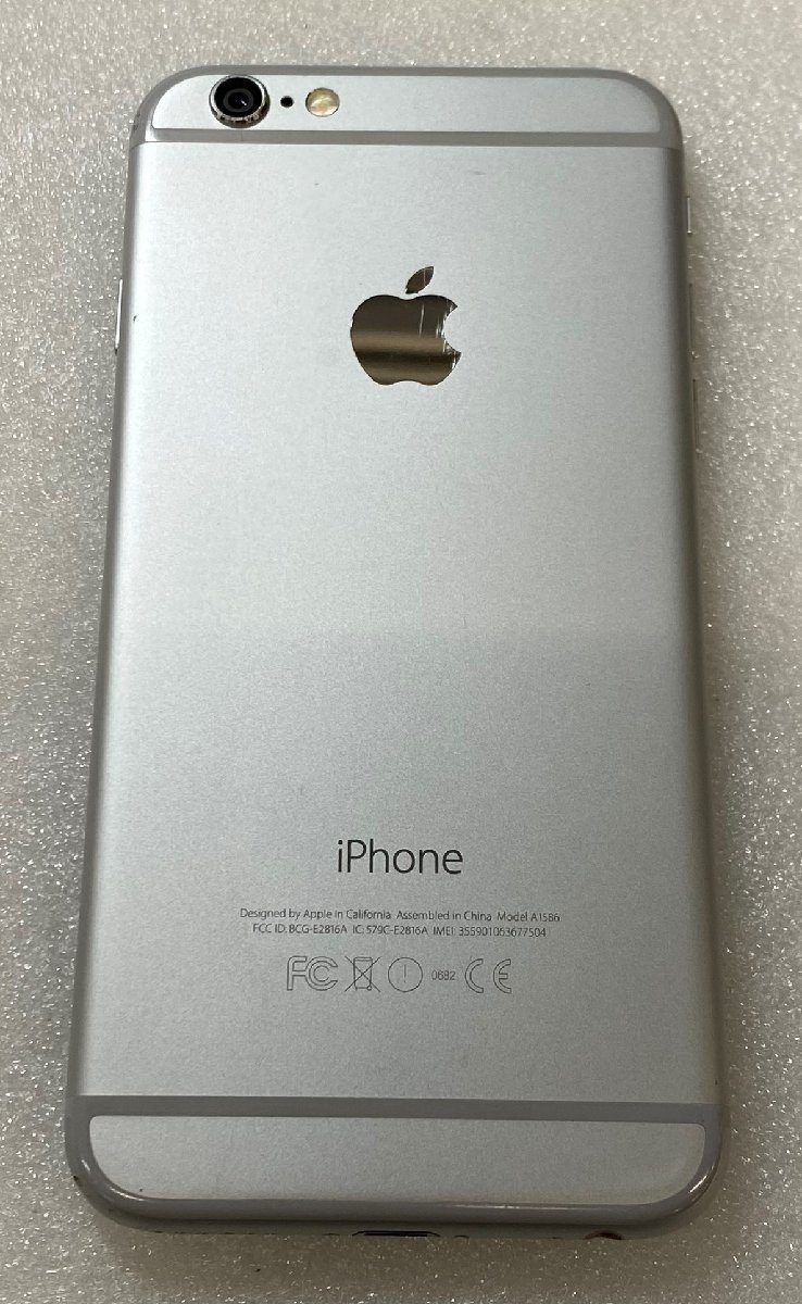 格安新品 【中古】SoftBank Silver (管：7419) 16GB 6 iPhone Apple