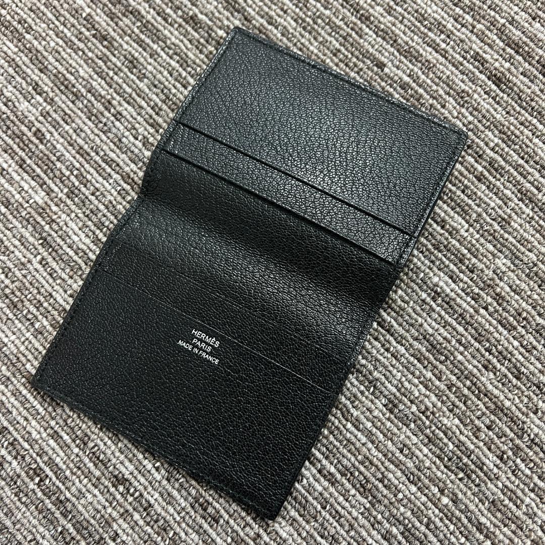特別送料無料!】 HERMES 超美品 エルメス レザー 名刺入れ エヴリン
