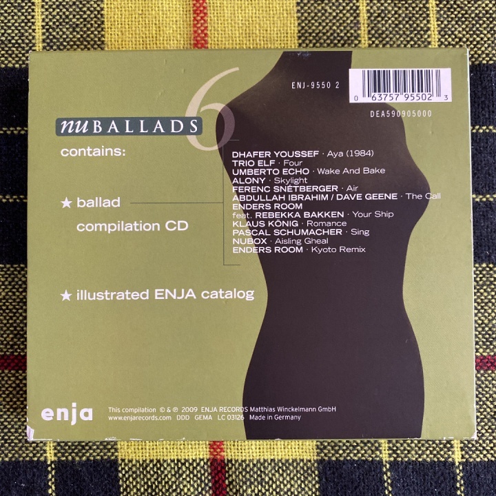 CD "nu BALLADS 6" ＆ COMPLETE CATALOG of ENJA RECORDS_画像2