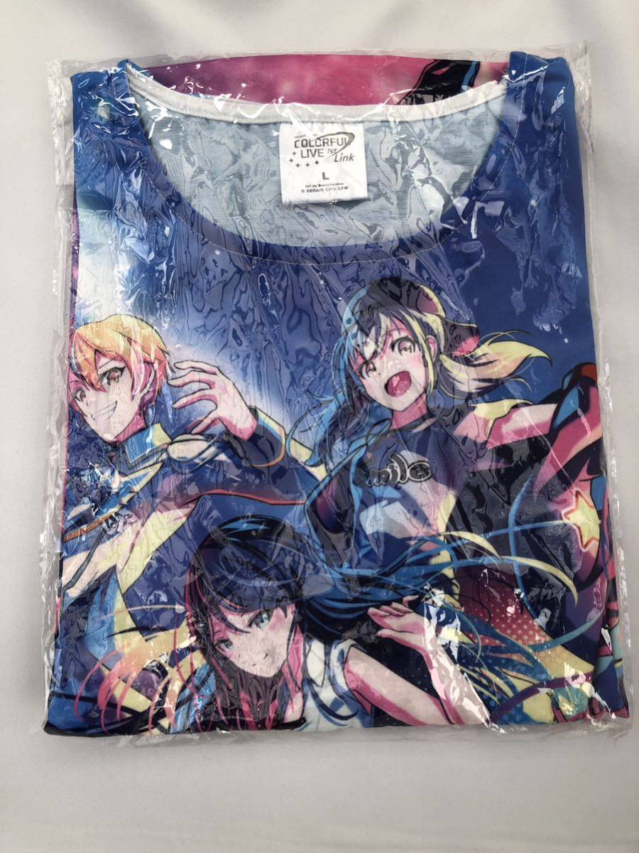 プロセカ セカライ フルグラフィックTシャツ プロジェクトセカイ カラフルステージ セカライ colorful live 1st link Lサイズ