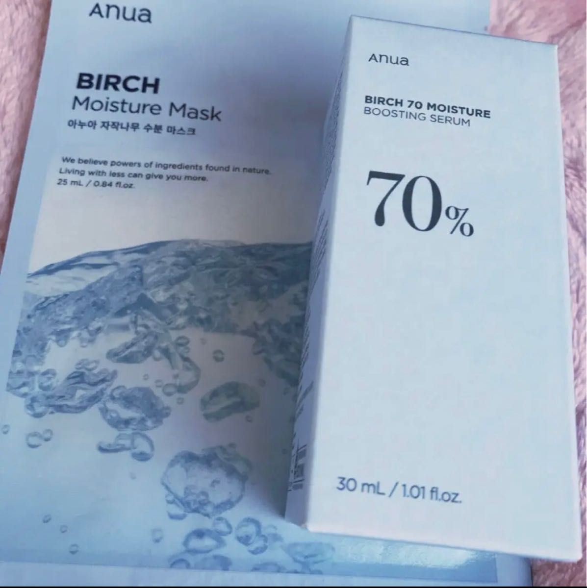 アヌア シラカバ 70% 水分ブースティング セラム30ml(油水分バランス) 韓国コスメ 韓国美容 高保湿 ブースター アンプル|PayPayフリマ