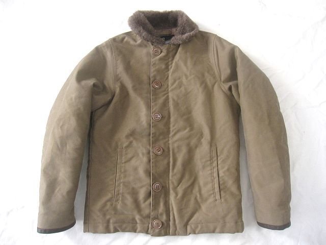 FATefe- tea popular model UPPERDECK N-1 type military jacket TITCH(M) deck jacket 