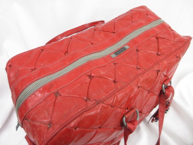 #HH [FREITAG freitag ] Chris tofKristof Boston bag 2WAY shoulder bag ( men's / lady's ) red *5SC0244*