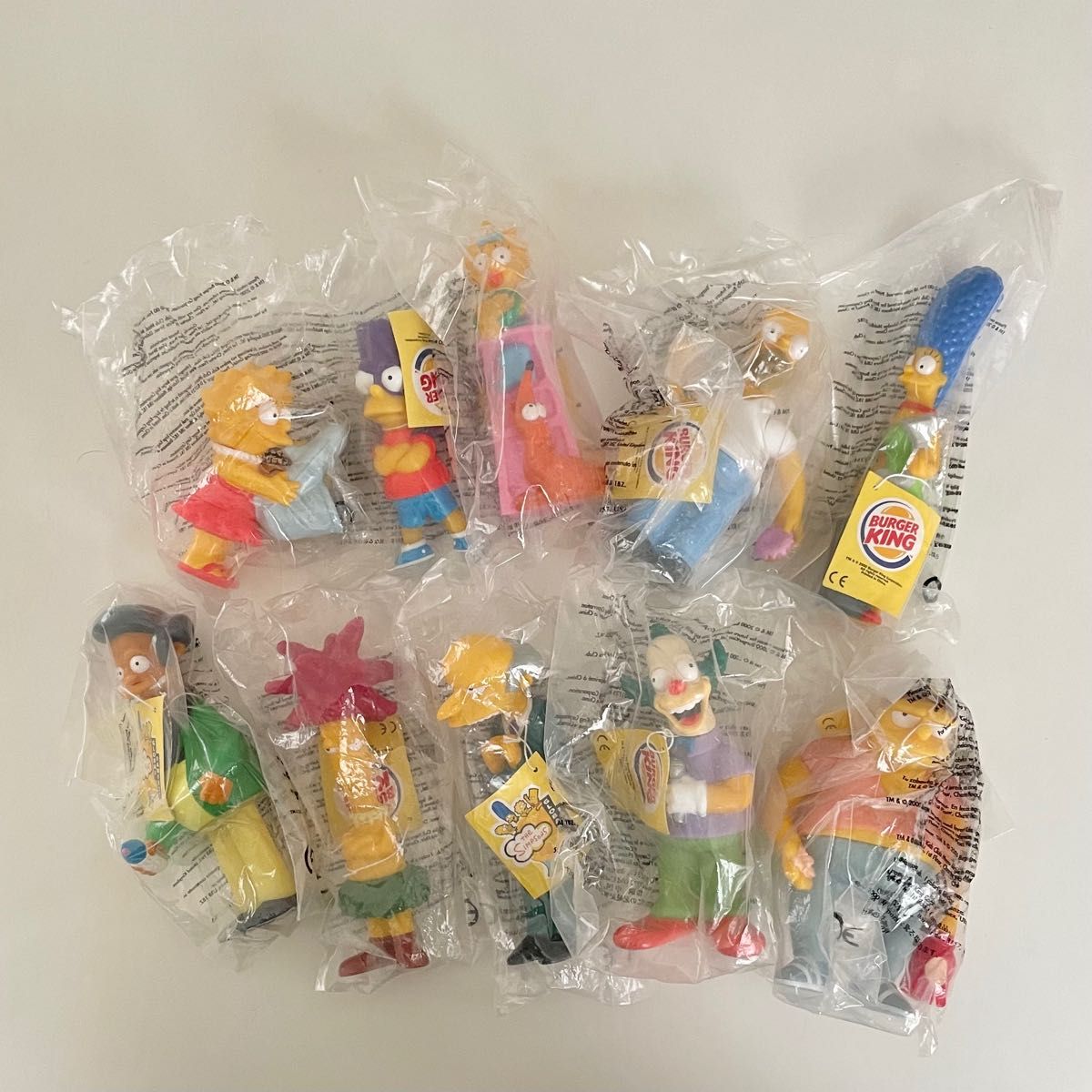 The Simpsons シンプソンズ フィギュア バーガーキングコラボ The Simpsons シンプソンズ フィギュア バーガーキングコラボ