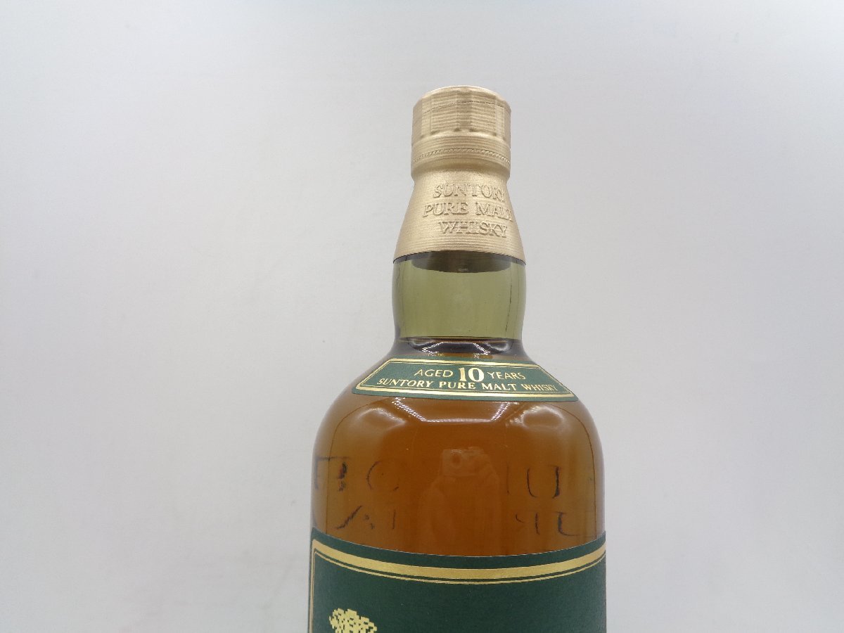 SUNTORY WHISKY サントリー ピュアモルト ウイスキー 山崎 10年