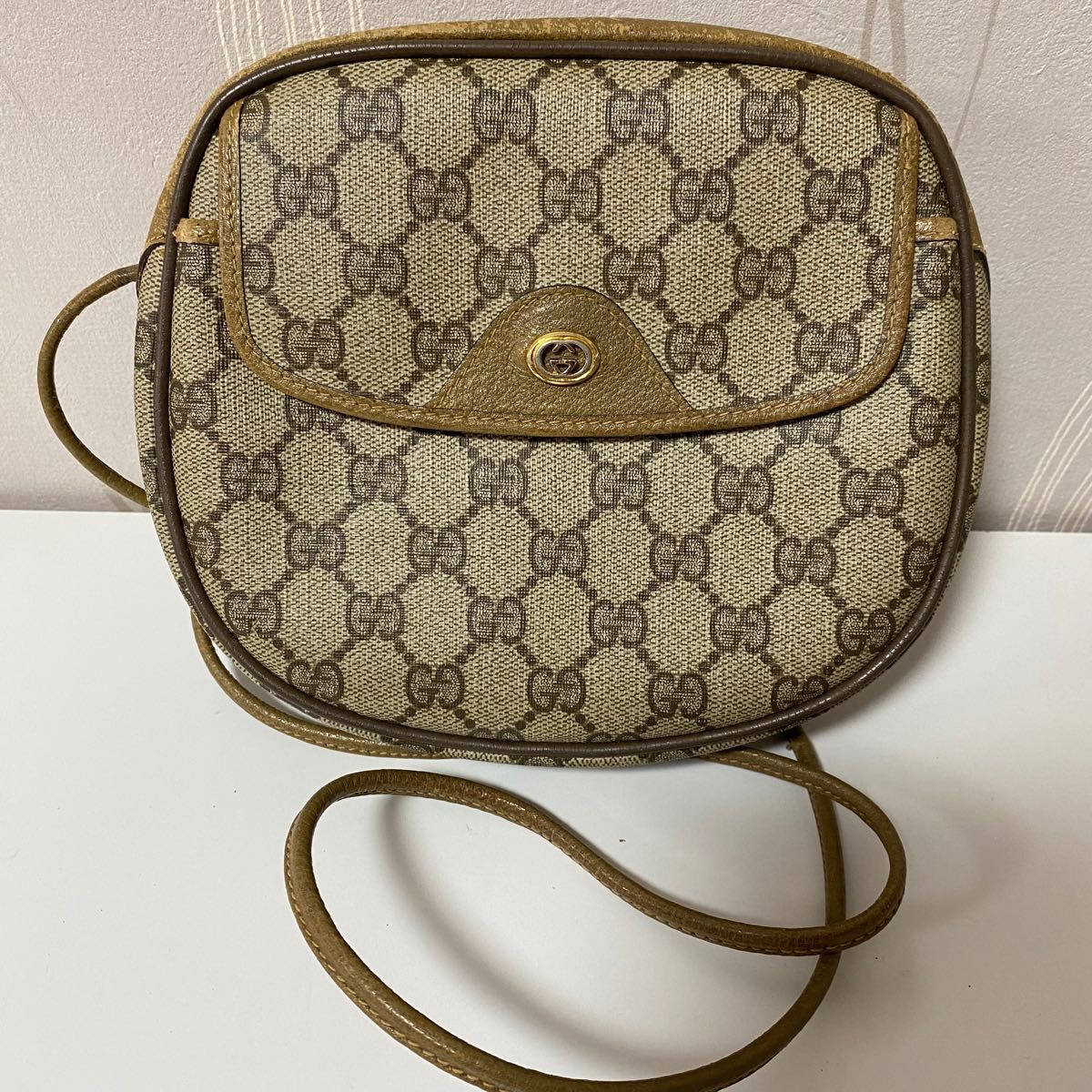 超稀少GUCCI オールドグッチ GG ショルダーバッグ ミニポシェット