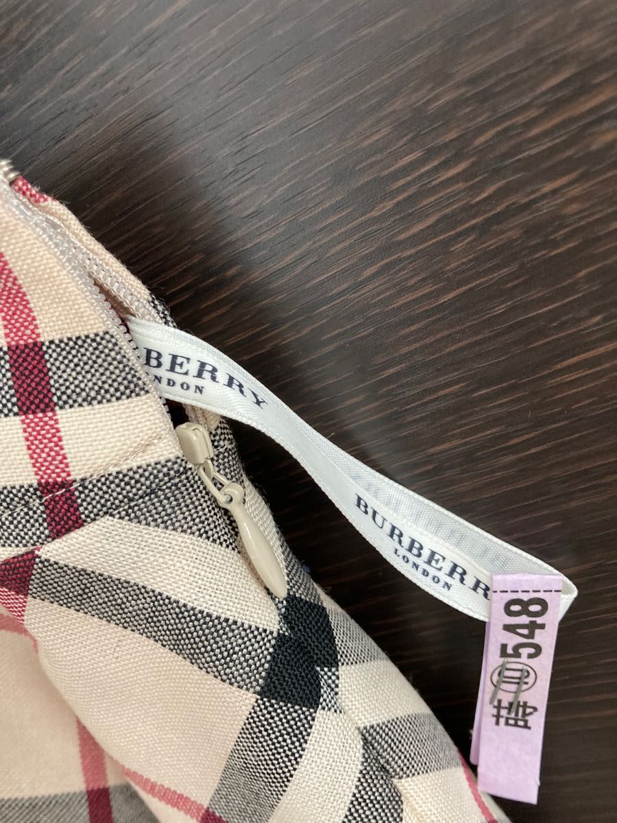 バーバリー　スカート BURBERRY バーバリー ノバチェック フレアスカート