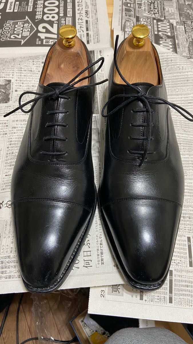 新品‼️スコッチグレイン25.5㎝ ダブルモンク E 革靴 ビジネスシューズ