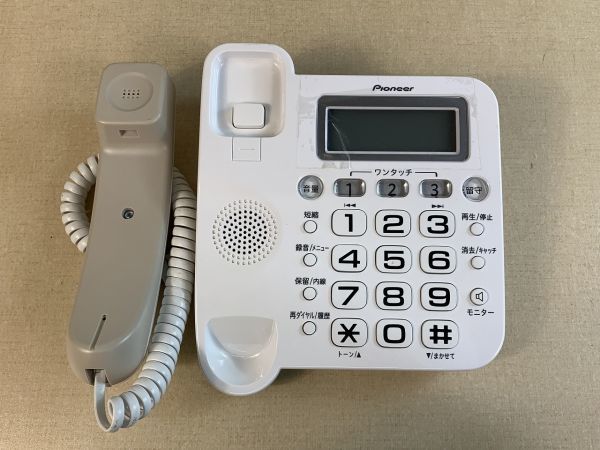 高品質の激安 ☆パイオニア デジタルコードレス留守番電話機 TF-SE16W