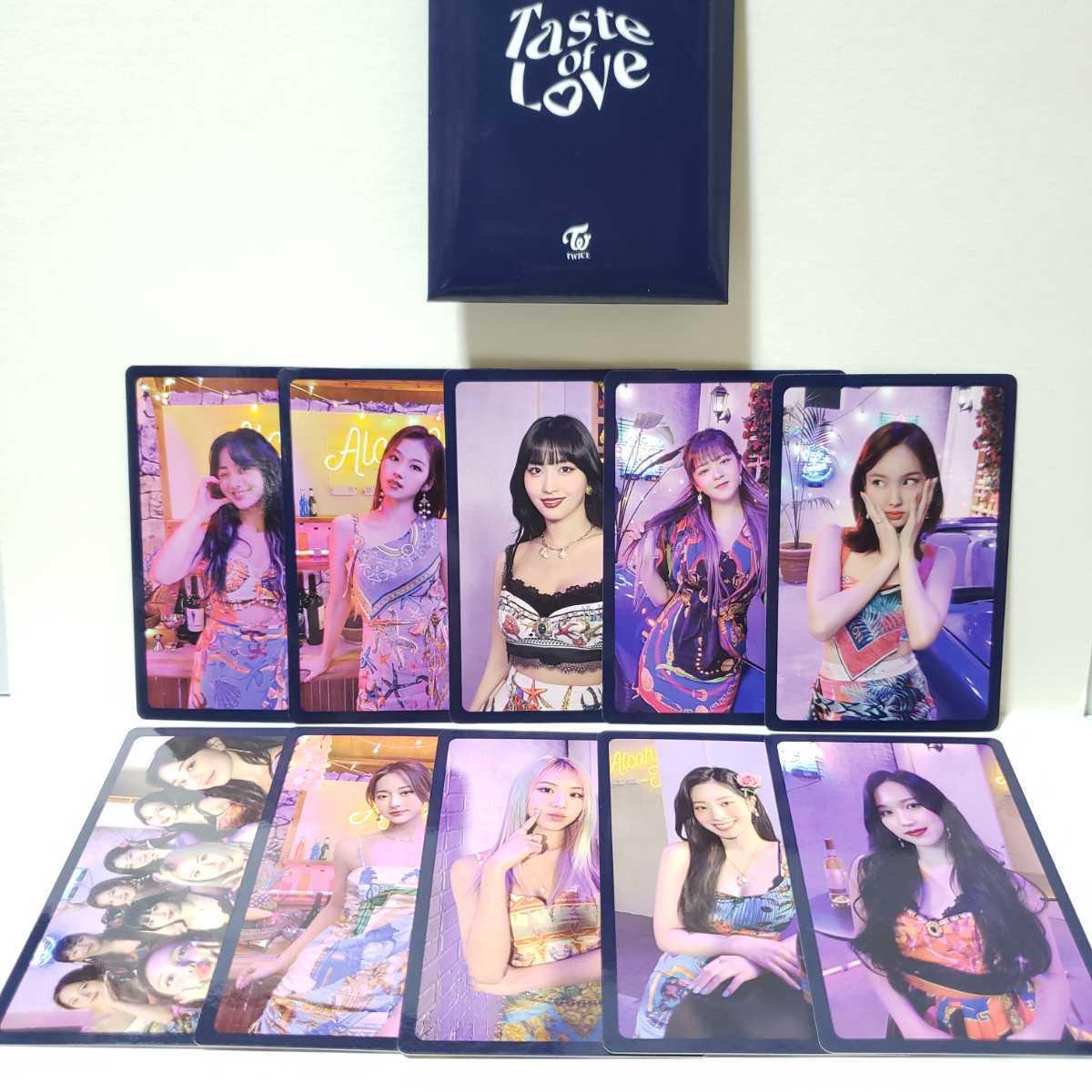 新登場 TWICE taste of love 早期購入特典トレカ セット