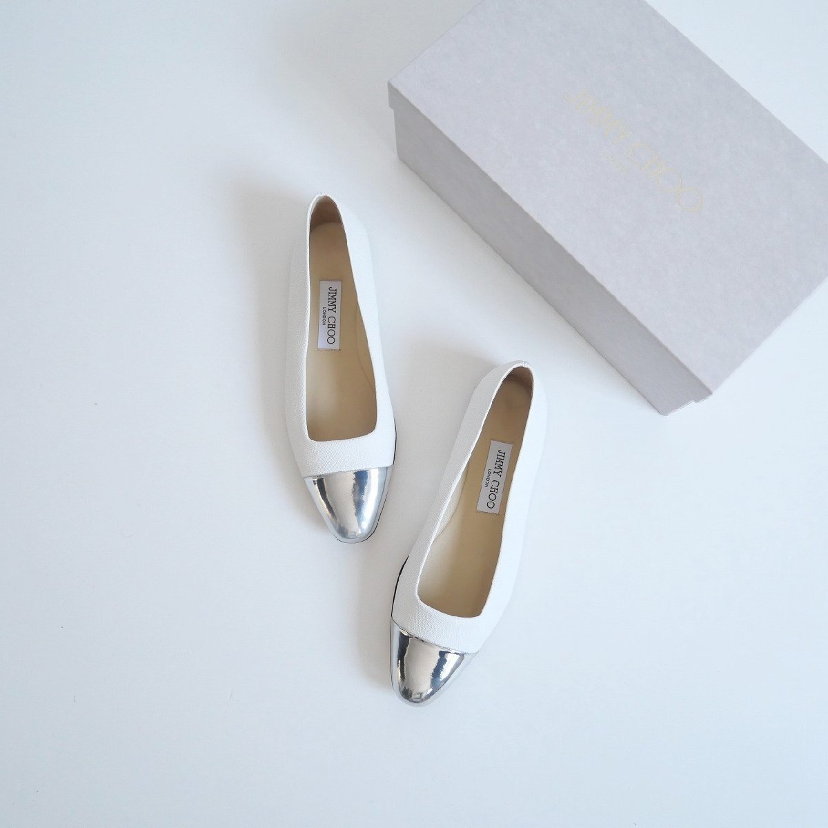 JIMMY CHOO ジミーチュウ / KZY221 WATSON FLAT フラットパンプス 38.5 