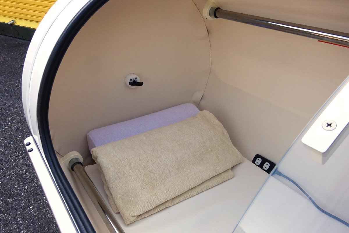 050902N 美品 O2ハリーテクノ 酸素カプセル オキシリウムプラス S75-M 気圧のみ 直接引き取り限定 名古屋市_画像3