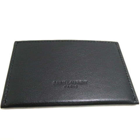 ★極美品★ サンローラン カード型ミラー レザーケース付き 黒 3