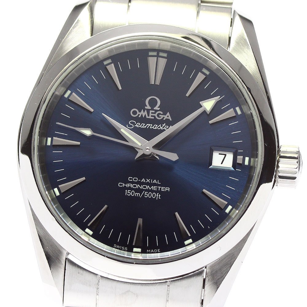 一部予約!】 ☆良品【OMEGA】オメガ シーマスター アクアテラ 2504.80