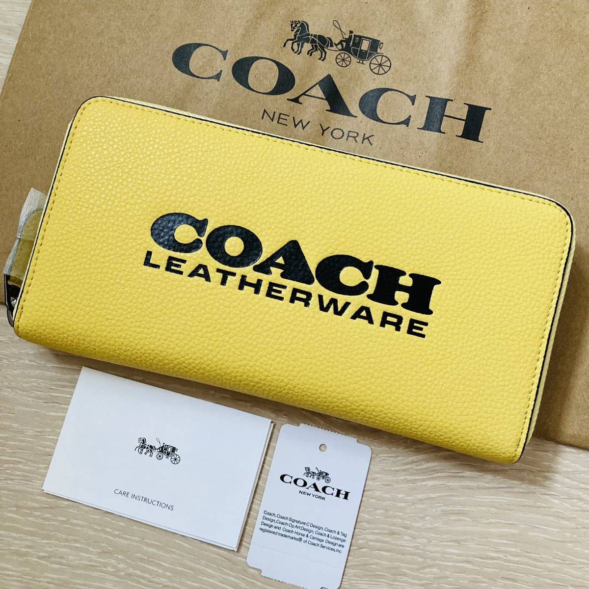 ☆ COACH コーチ 6699 長財布 アコーディオン ラウンドジップ