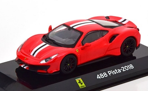 Altaya　1/43　フェラーリ・488 ピスタ　red　2018　Supercars Collection_画像1