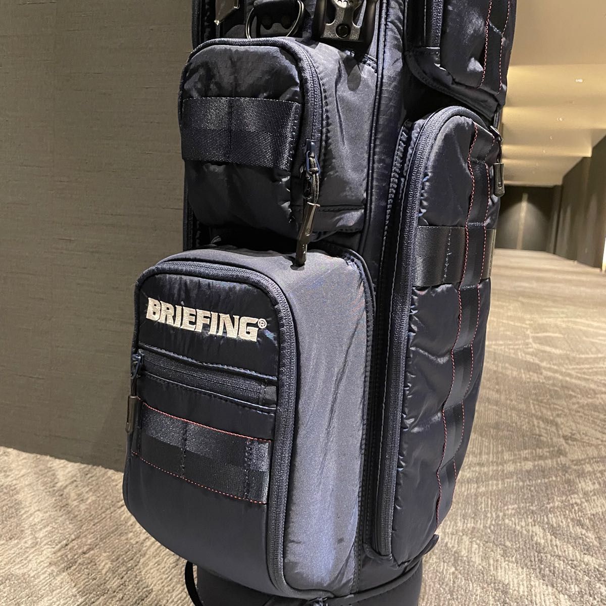 BRIEFING ブリーフィング 軽量 キャディバッグ CR-6 ネイビー BRIEFING ブリーフィング 軽量 キャディバッグ CR-6 ネイビー