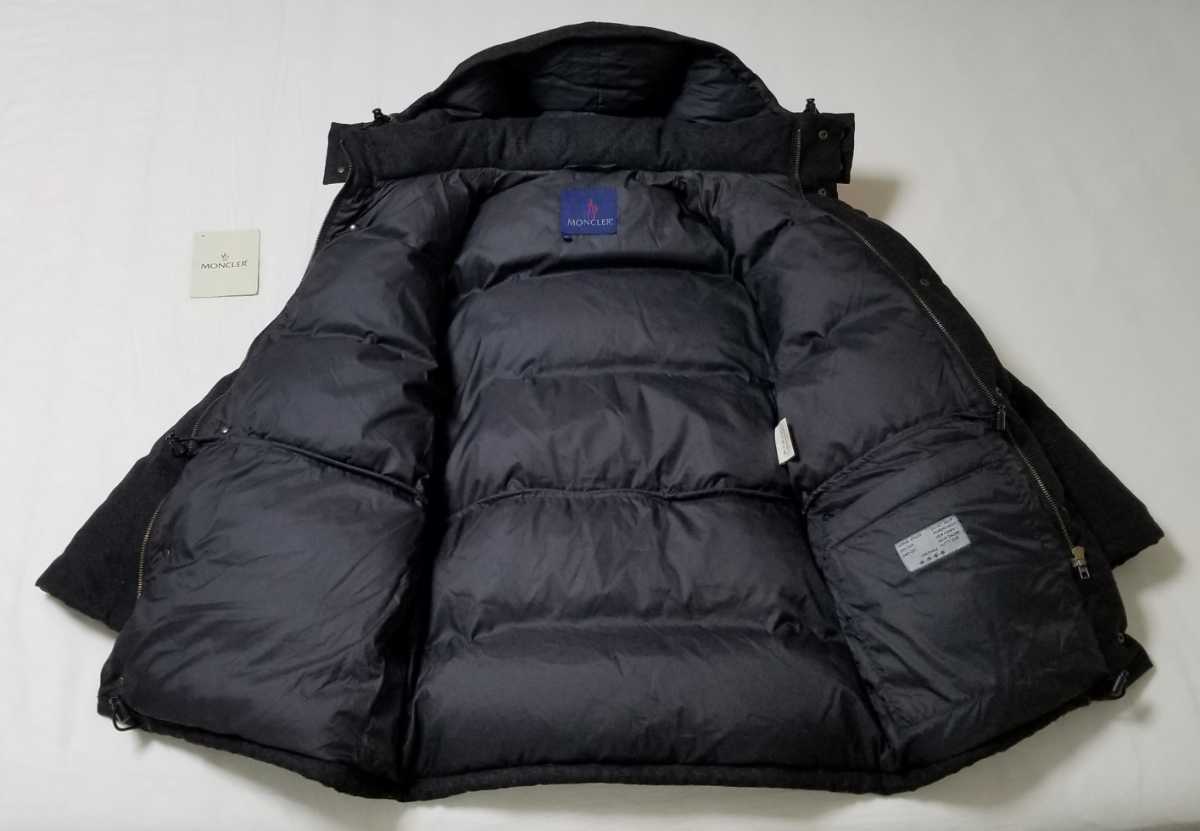 MONCLER 美品 本物保証 確実正規品 高品質 ダウン100% モンクレール ウール Paris ダークグレー スーツ ダウンジャケット 青タグ 茶タグ MONCLER 美品 本物保証 確実正規品 高品質 ダウン100% モンクレール ウール Paris ダークグレー スーツ ダウンジャケット 青タグ 茶タグ