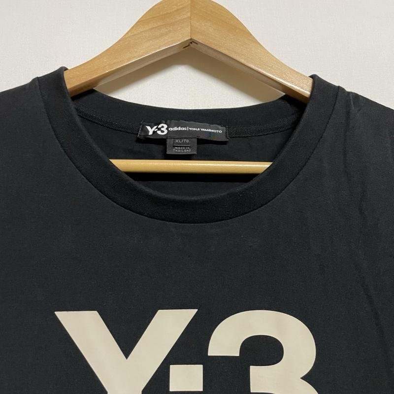 ワイスリー Y-3 ロゴプリント ロングスリーブ Tシャツ FJ0406 Tシャツ Tシャツ XL 黒 / ブラック ロゴ、文字 X プリント_画像2
