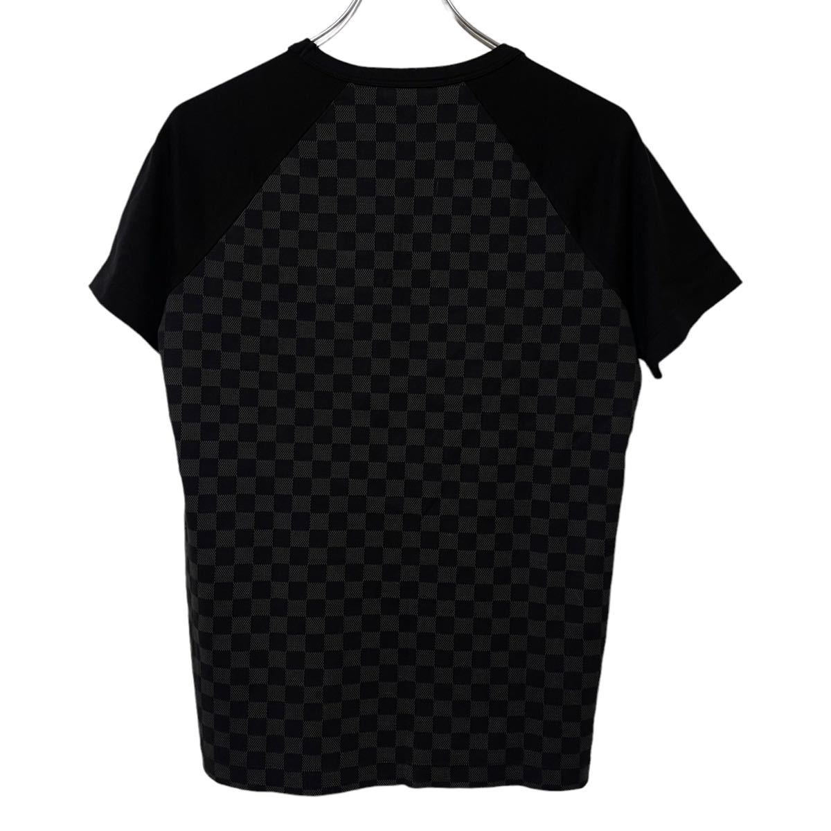 未使用級】LOUIS VUITTON ルイヴィトン メンズ Tシャツ ダミエ柄 半袖T