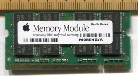 【SAMSUNG】DDR 1GB-PC2700S-CL2.5(200pin) SD-RAM SO-DIMM ［PowerBook G4適用］  の画像1