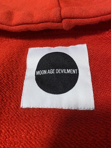 【MOON AGE DEVILMENT】Embroidery Zip Hoodie ロゴ刺繍 オーバーサイズ ジップパーカー ジャケット 44 mcs-0582 ムーンエイジデビルメント_画像7