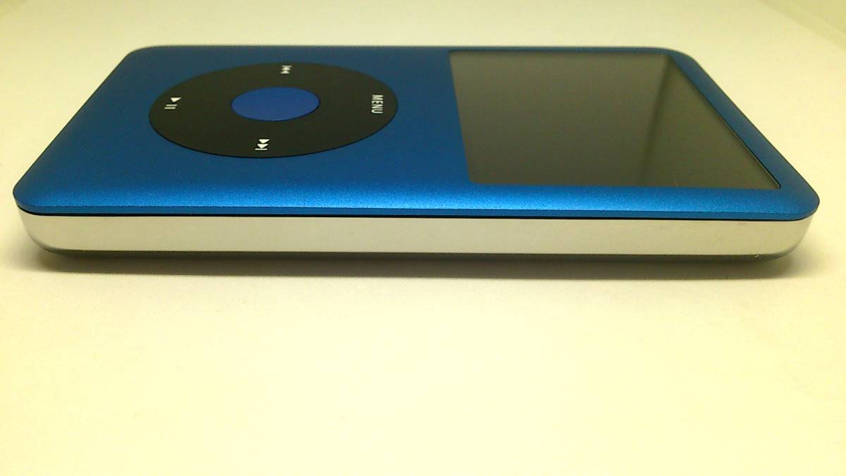 美品 iPod classic (160GB→SSD 512GB 大容量化) ブルーブラック (外装