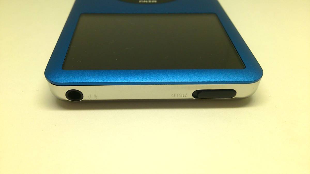 美品 iPod classic (160GB→SSD 512GB 大容量化) ブルーブラック (外装一式 バッテリー等 新品) 第7世代 本体