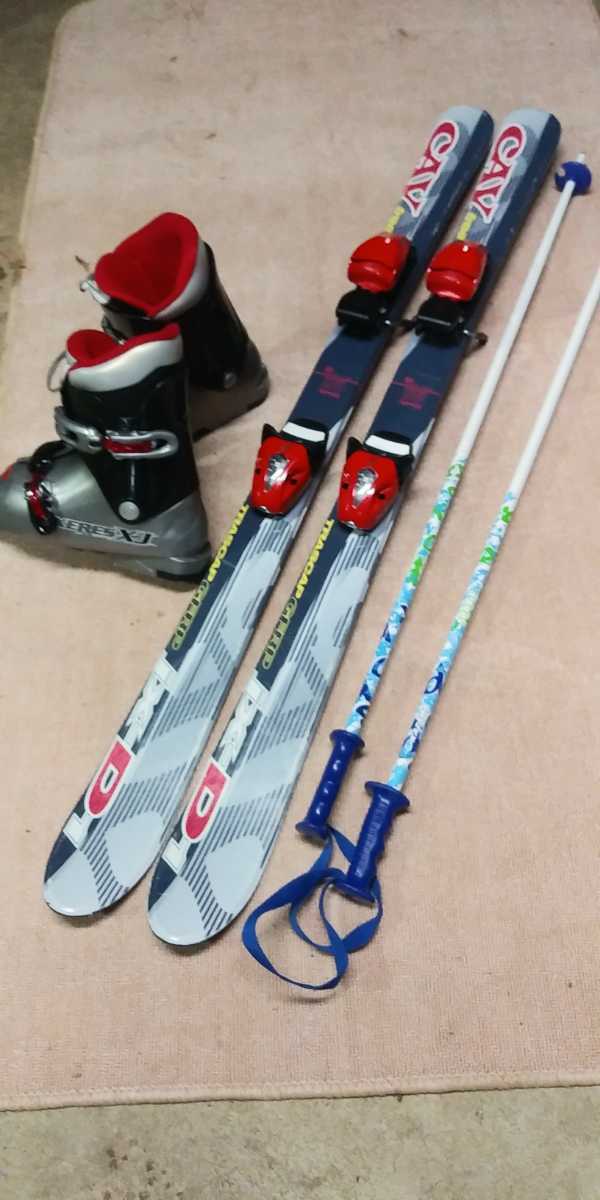 日本最級 スキーセット キッズ 子供 ジュニア スキー板118センチ 