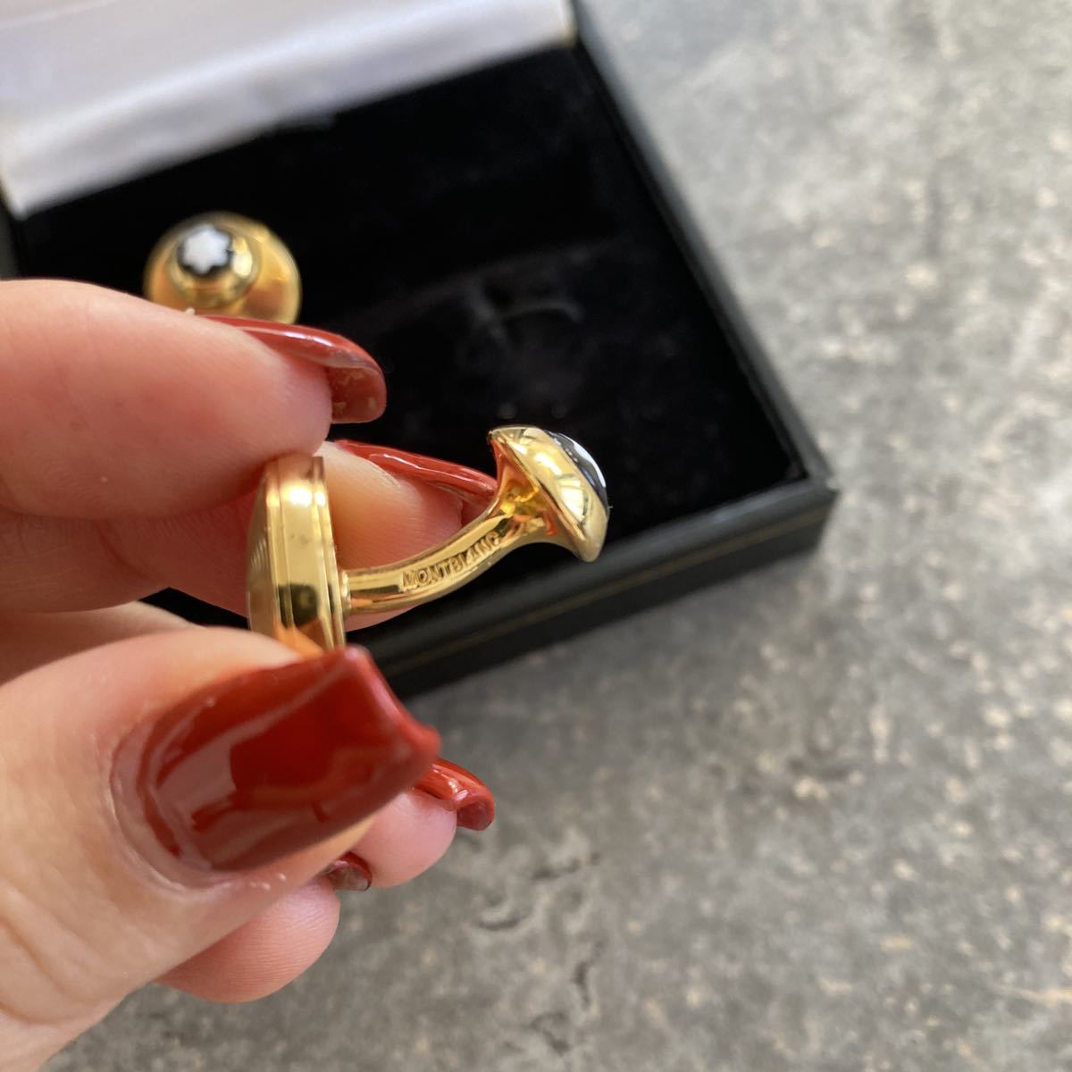 Mont Blanc モンブラン カフス ゴールド | noonanwaste.com