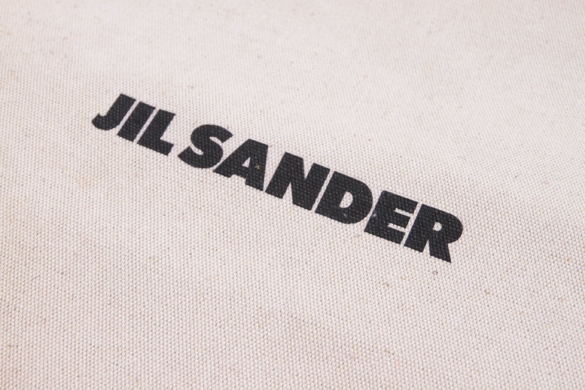 JIL SANDER◆ジル サンダー　正規品タグ付き新品、未使用 フラット ショッパー グラン　キャンバストートバッグ_画像5