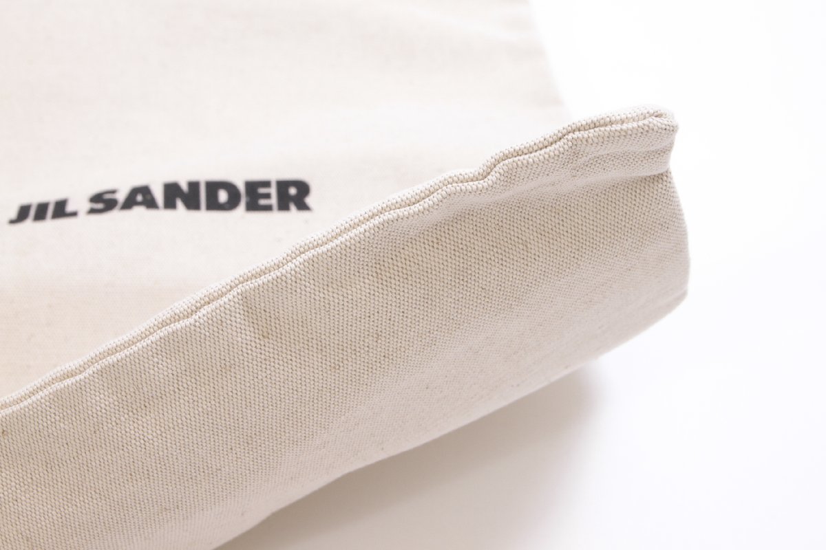 JIL SANDER◆ジル サンダー　正規品タグ付き新品、未使用 フラット ショッパー グラン　キャンバストートバッグ_画像9