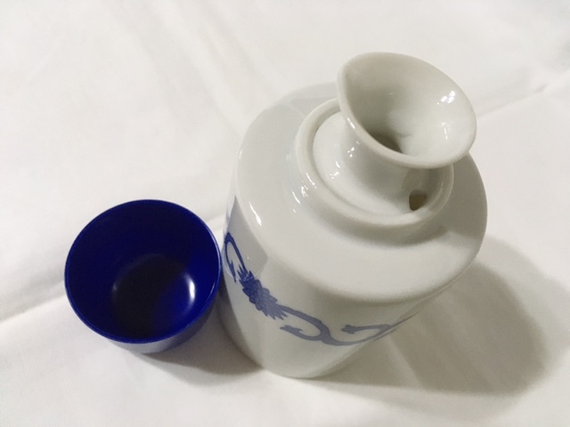 ＜未使用＞FINE SEYEI CHINA 茶器セット 染付 湯呑 土瓶 6点セット 台湾茶器 湯呑み 中国美術 茶入 煎茶道具 昭和レトロ セーエー陶器 の画像7