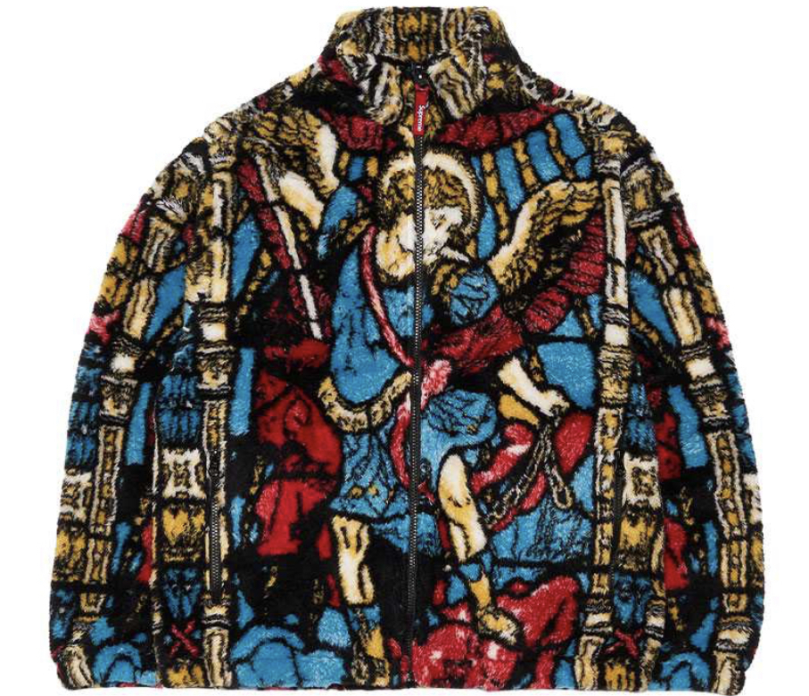 新品全タグ付き supreme saint michael fleece jacket multi フリース ジャケット マルチ_画像1