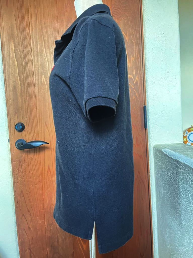 23 мужской Polo Ralph Lauren черный рубашка-поло с коротким рукавом S размер 