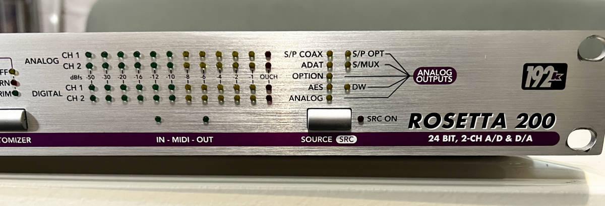 Apogee ROSETTA 200+firewireカード 最高級音質 24bit コンバータ