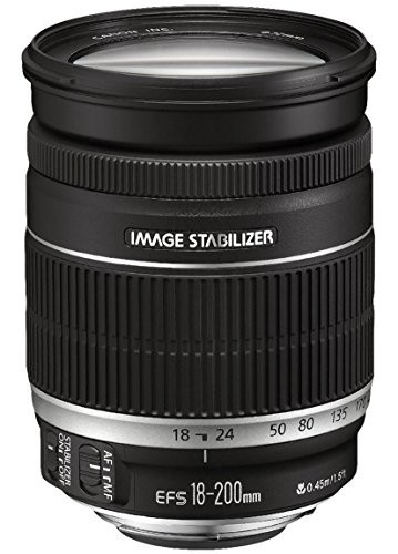 最新人気 Canon APS-C対応 IS F3.5-5.6 EF-S18-200mm 望遠ズームレンズ