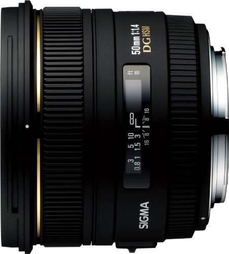 SIGMA 単焦点標準レンズ 50mm F1.4 EX DG HSM キヤノン用 フルサイズ対応