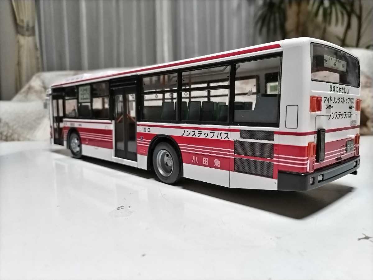 アオシマ模型 1/32 小田急バス 三菱ふそうエアロスター 素人組立品 