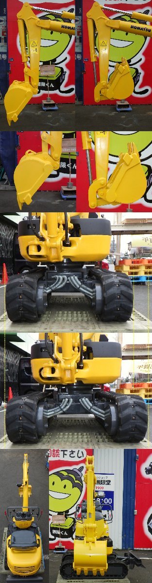 [ name machine / operation 214h] Komatsu Mini shovel / Yumbo / backhoe / micro shovel [ popular diesel ] PC09-1 changeable crawler equipment 2018 year made 