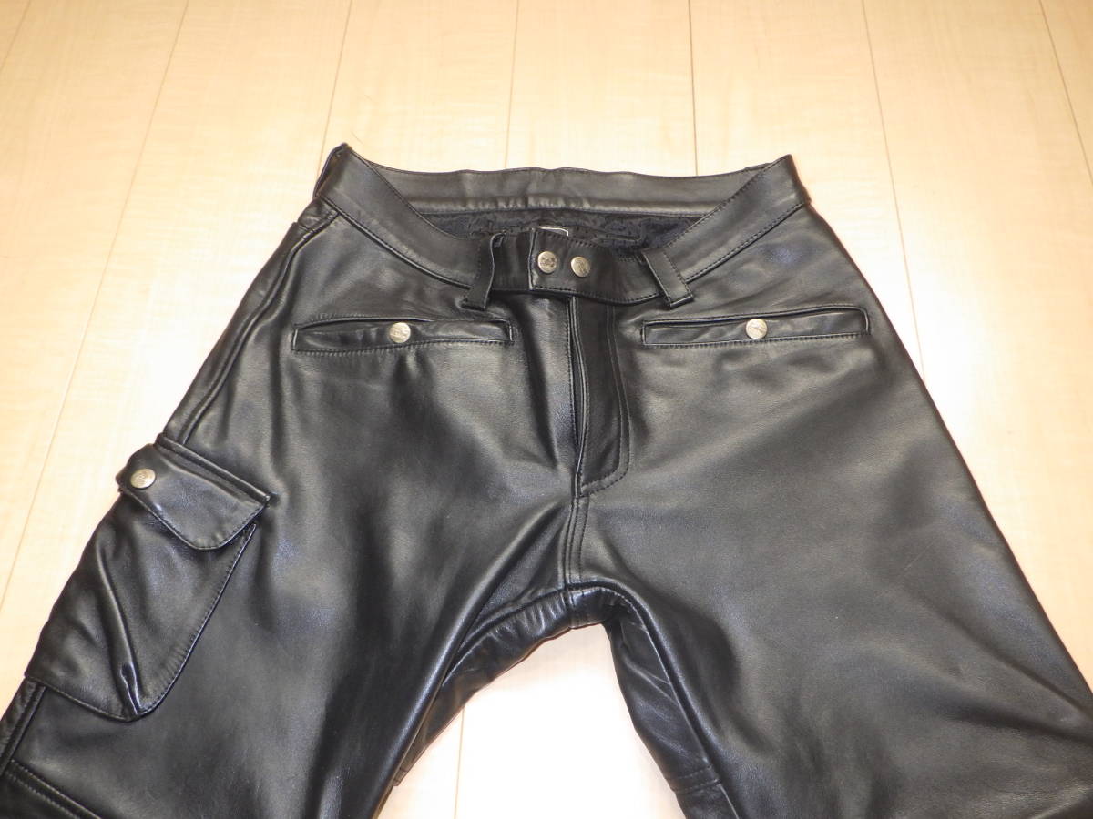 贈答 2261 カドヤ KADOYA レザーパンツ VMX 黒 Lサイズ 2261-BK-L JP店