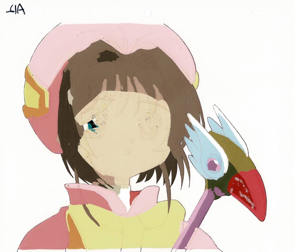  Cardcaptor Sakura дерево .книга@ Sakura цифровая картинка анимация исходная картина фон .CLAMP.. фирма Nakayoshi KC Deluxe грязь house [A14]
