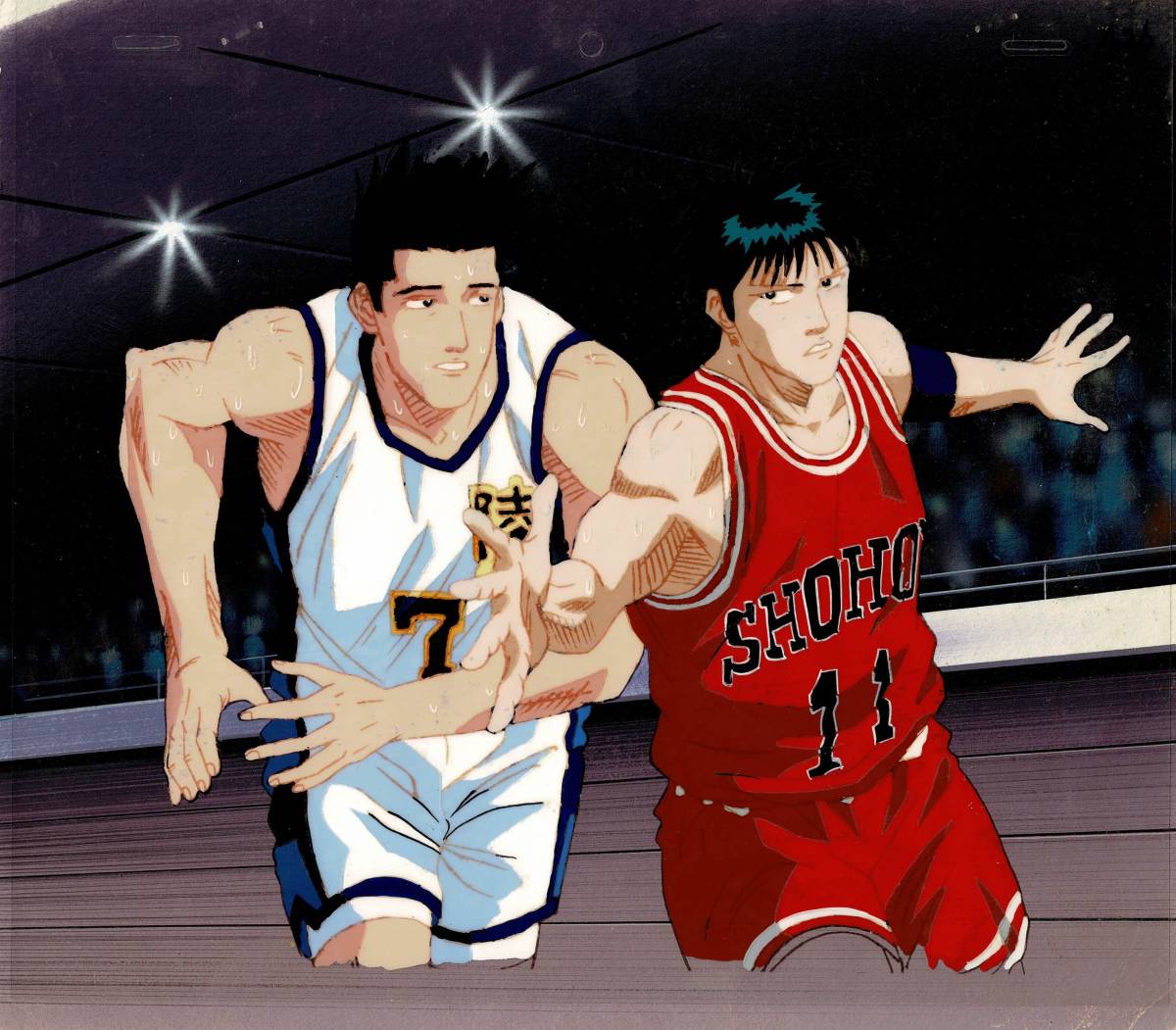  Slam Dunk SLAM DUNK. north vs. south war no. 84 story [..]. river maple . road . cell picture autograph background . original picture animation Inoue male . weekly Shonen Jump [A71]