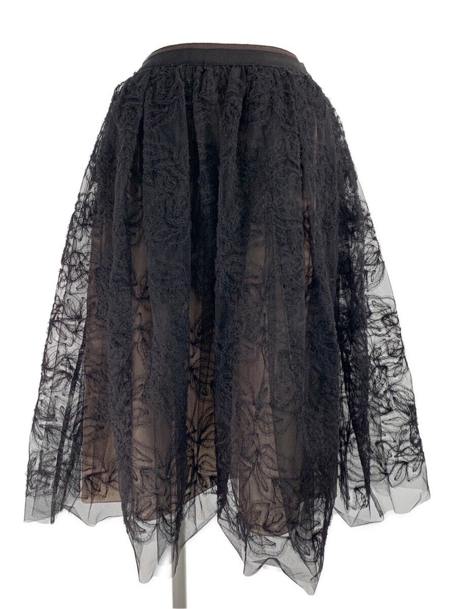 【お得】 フォクシーブティック スカート 40 レース チュール フラワー刺繍 Skirt スカート