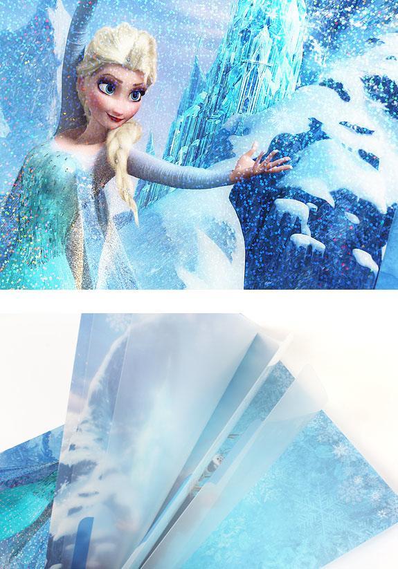 ディズニー アナと雪の女王 クリアファイル A4 5ポケット 5P エルサ_画像3