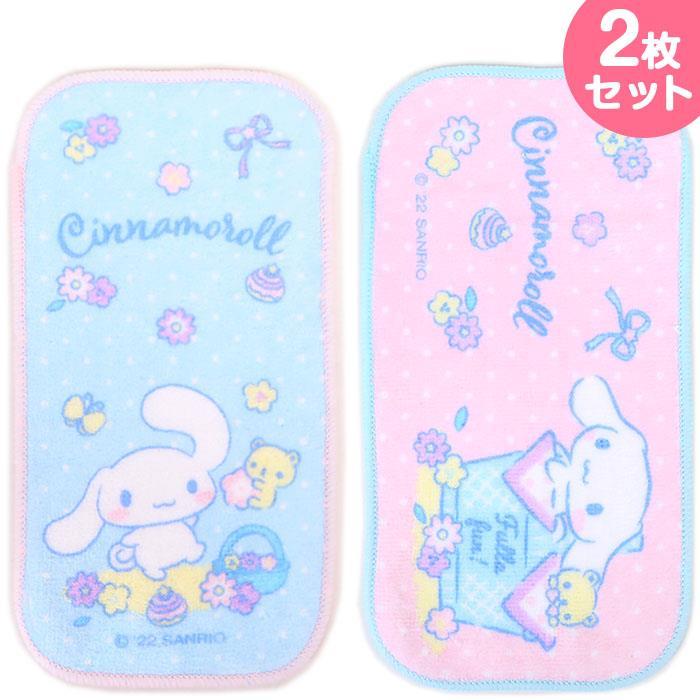 シナモロール ハーフプチタオル2枚セット 子ども キッズ 女の子 サンリオ sanrio キャラクター_画像1